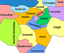 Bursa haritası