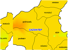 Gaziantep haritası
