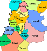 Sakarya haritasý
